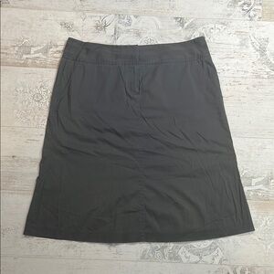 Theory Light Grey Women’s Curland A Line Midi Skirt Size 12